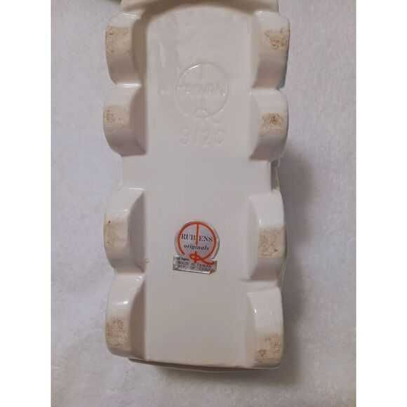 Rubens Orginal Nursery Train Planter Pastels Boy Train Conductor Ceramic Vintage - Picture 5 of 6